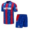 Officiële Voetbalshirt + Korte Broek Crystal Palace Thuis 2024-25 - Kids